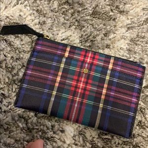 JCrew Plaid Clutch